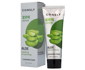 Consly Aloe Vera Soothing Creamy Cleansing Foam, 100ml 291558