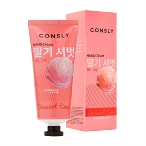 Consly Dessert Time Strawberry Sorbet Hand Cream, 100ml 291671