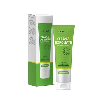 CONSLY AHA, BHA, PHA Cleansing Foam “Clean &amp; Exfoliate”, 120ml 772498