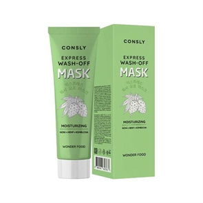 Consly Wonder Food Noni, Hemp and Kombucha Tea Moisturizing Express Wash-off Mask, 50ml 657333
